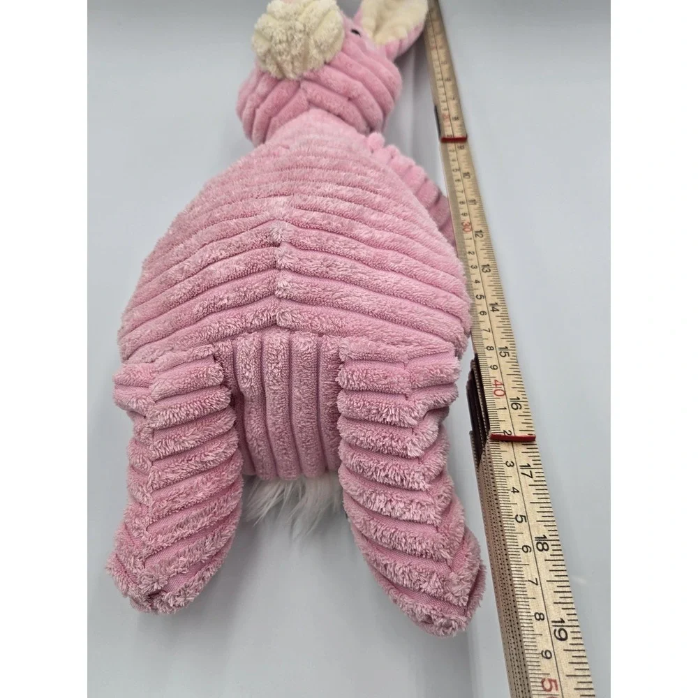 JELLYCAT Medium Cordy Roy Bunny Hare Plush Stuffed Animal Pink & Cream